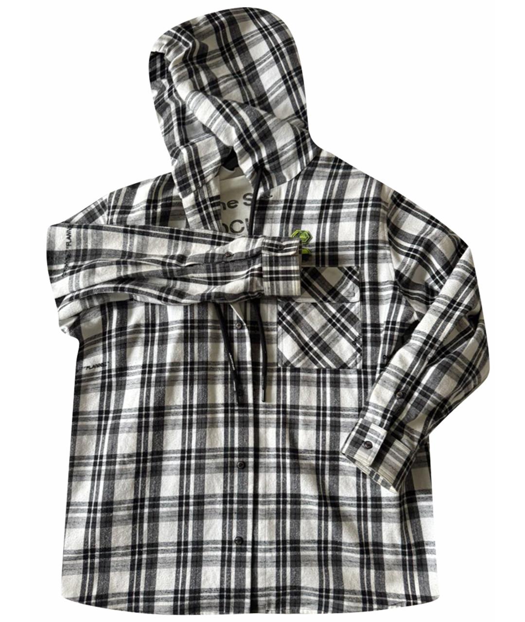 OFF-WHITE Белая хлопковая кэжуал рубашка, фото 1