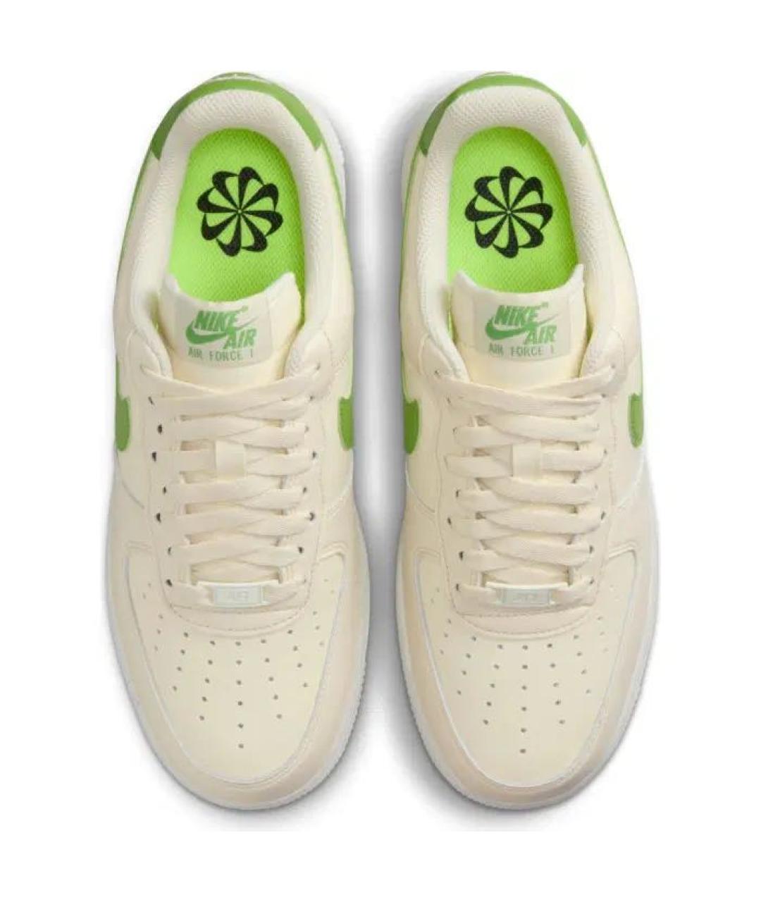 NIKE Зеленые кожаные кеды, фото 4