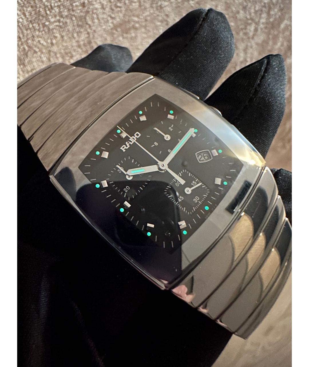 RADO Серебряные керамические часы, фото 8
