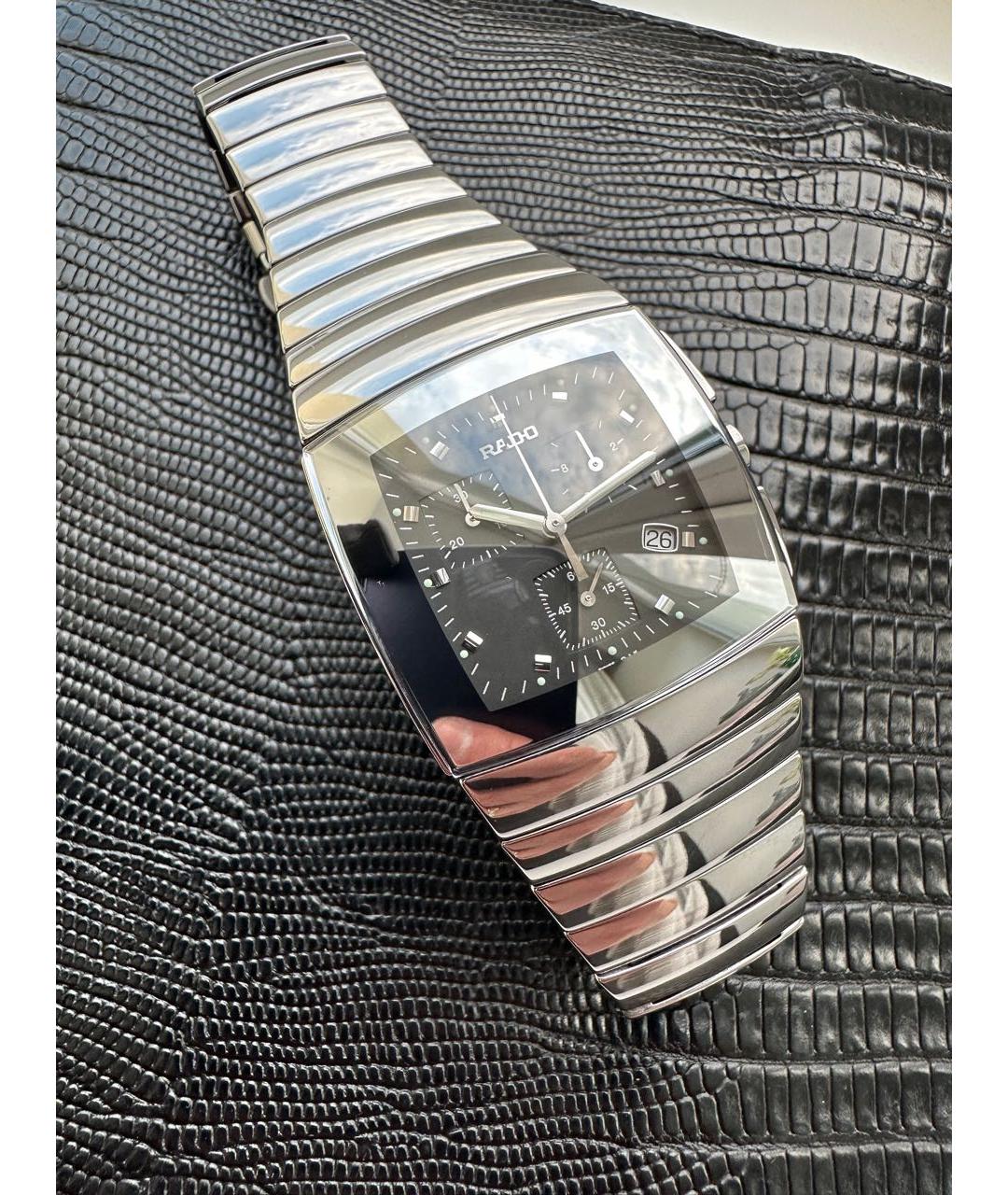 RADO Серебряные керамические часы, фото 4
