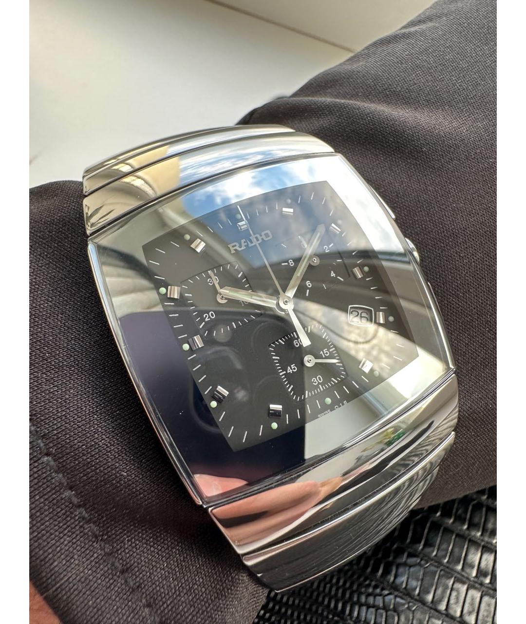RADO Серебряные керамические часы, фото 5