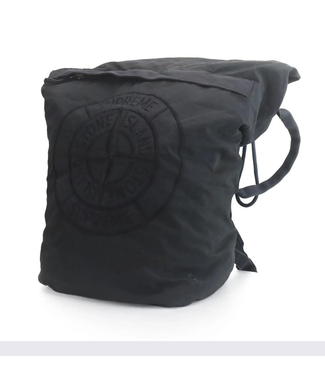 STONE ISLAND Черный рюкзак, фото 4