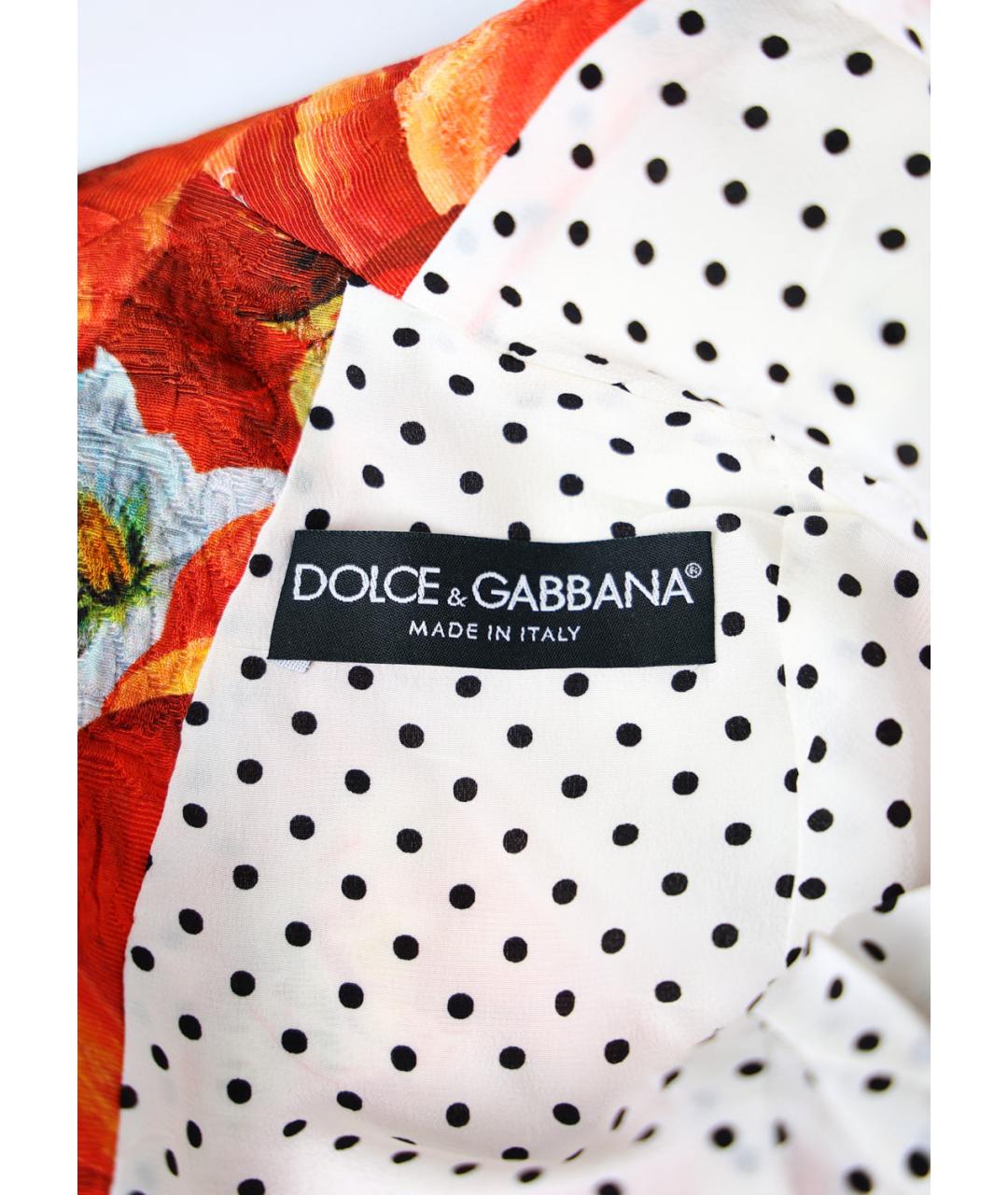 DOLCE&GABBANA Мульти хлопковый жакет/пиджак, фото 3
