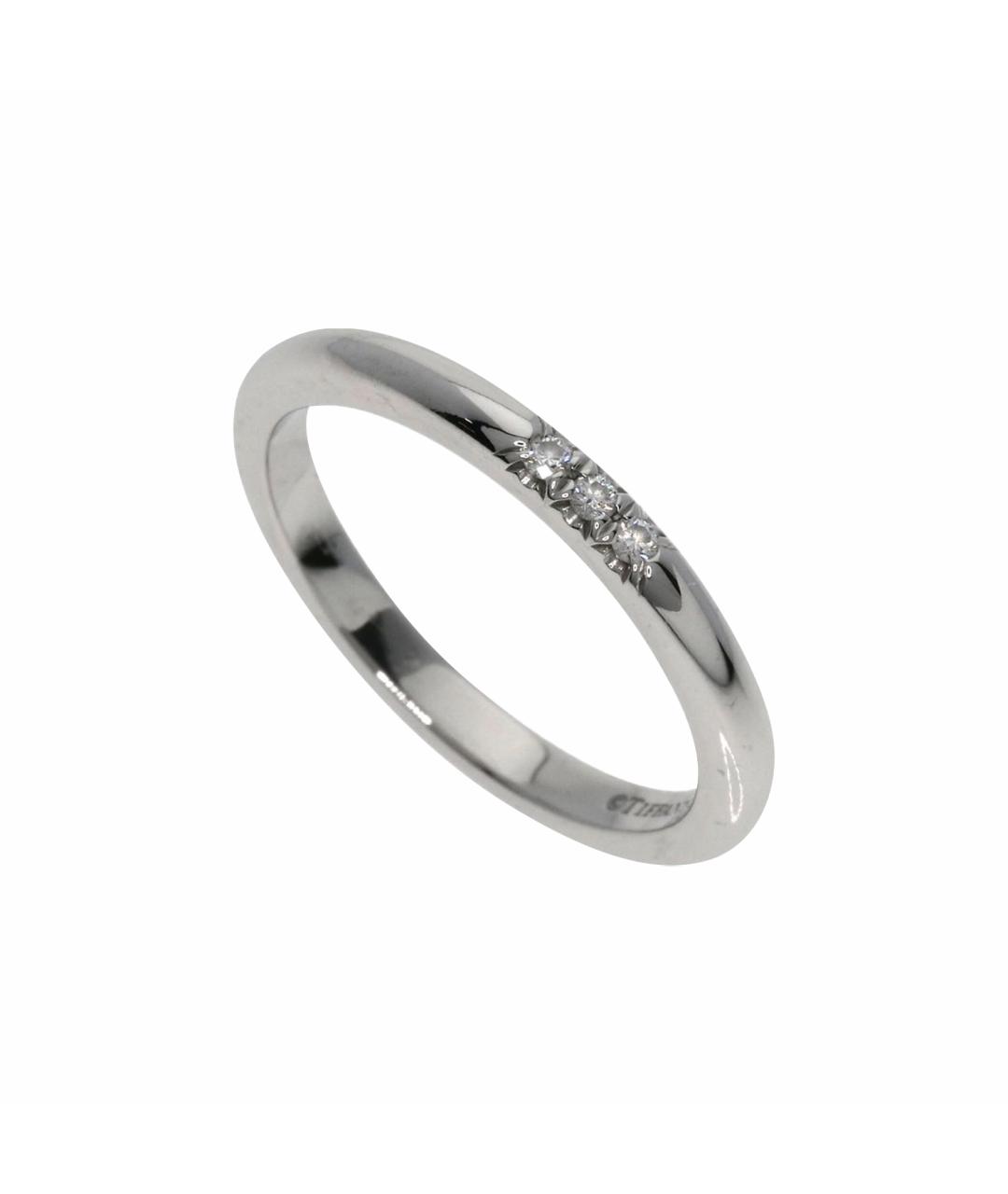 TIFFANY&CO Белое платиновое кольцо, фото 1