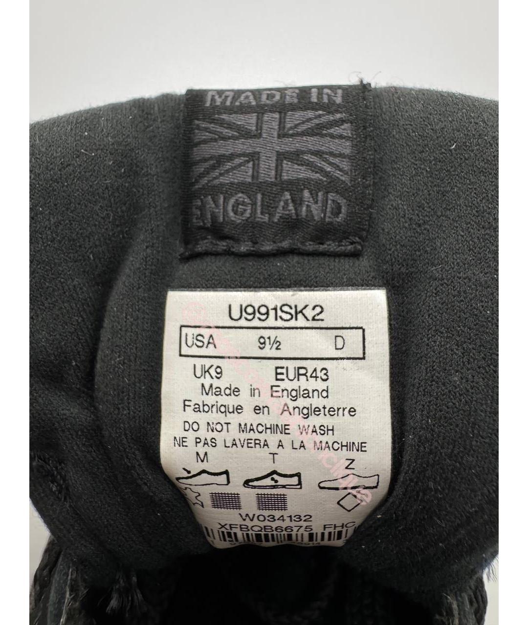 STONE ISLAND Черные низкие кроссовки / кеды, фото 4