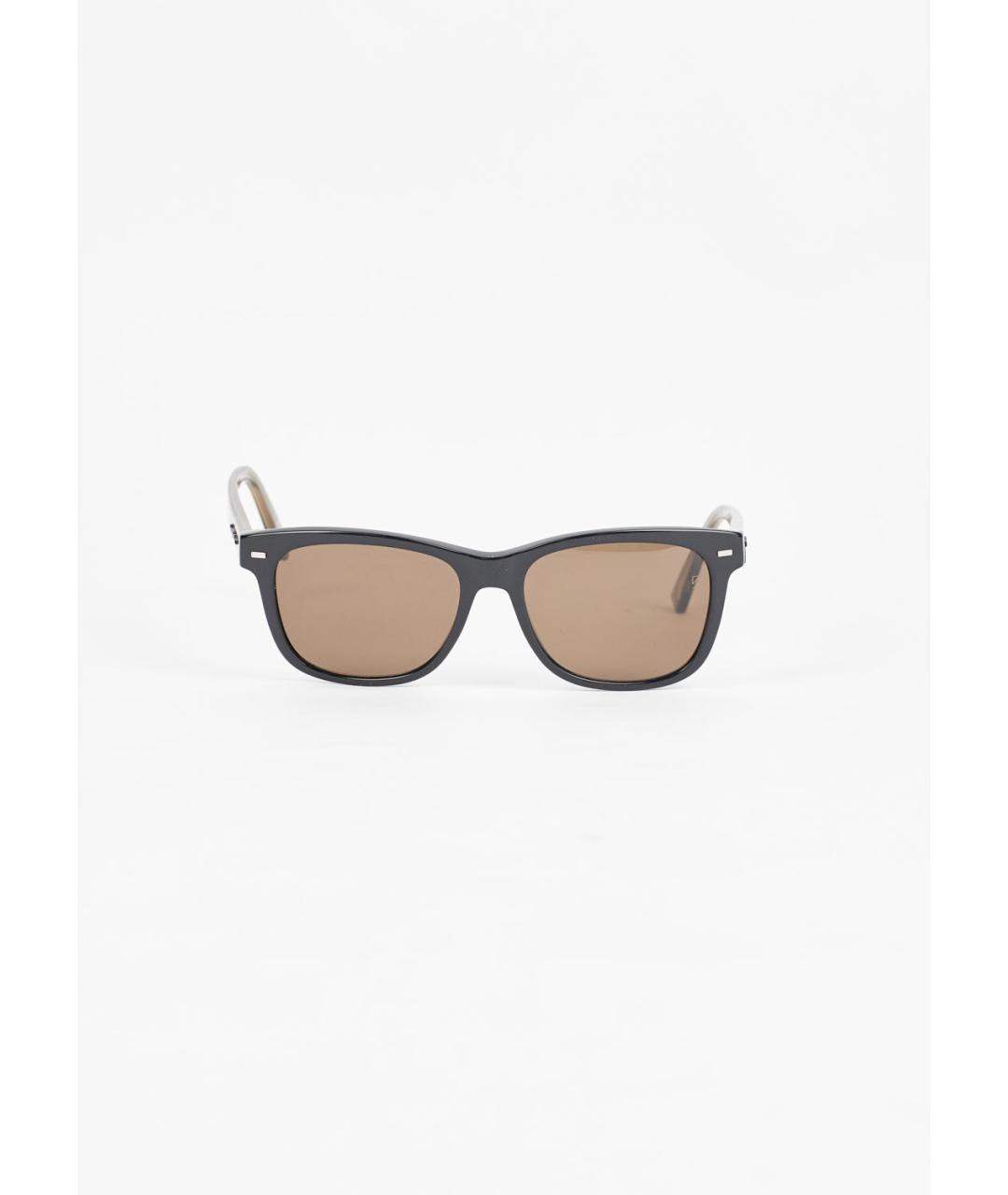 ERMENEGILDO ZEGNA XXX Коричневые пластиковые солнцезащитные очки, фото 2