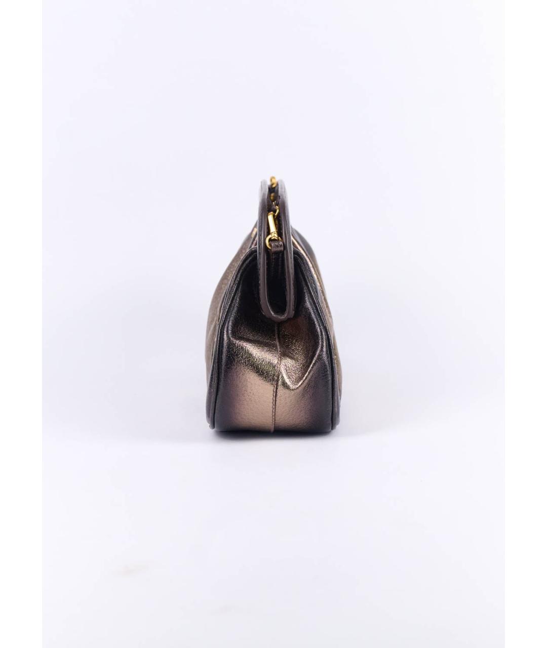 PRADA Черная сумка через плечо из лакированной кожи, фото 4