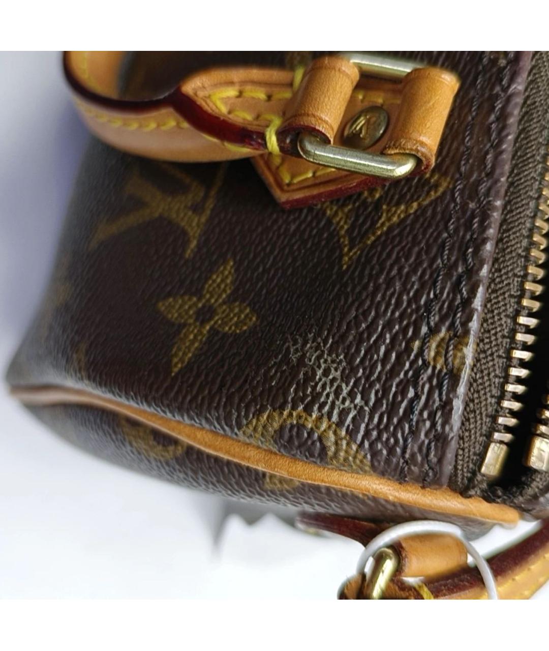 LOUIS VUITTON Коричневая сумка через плечо, фото 7