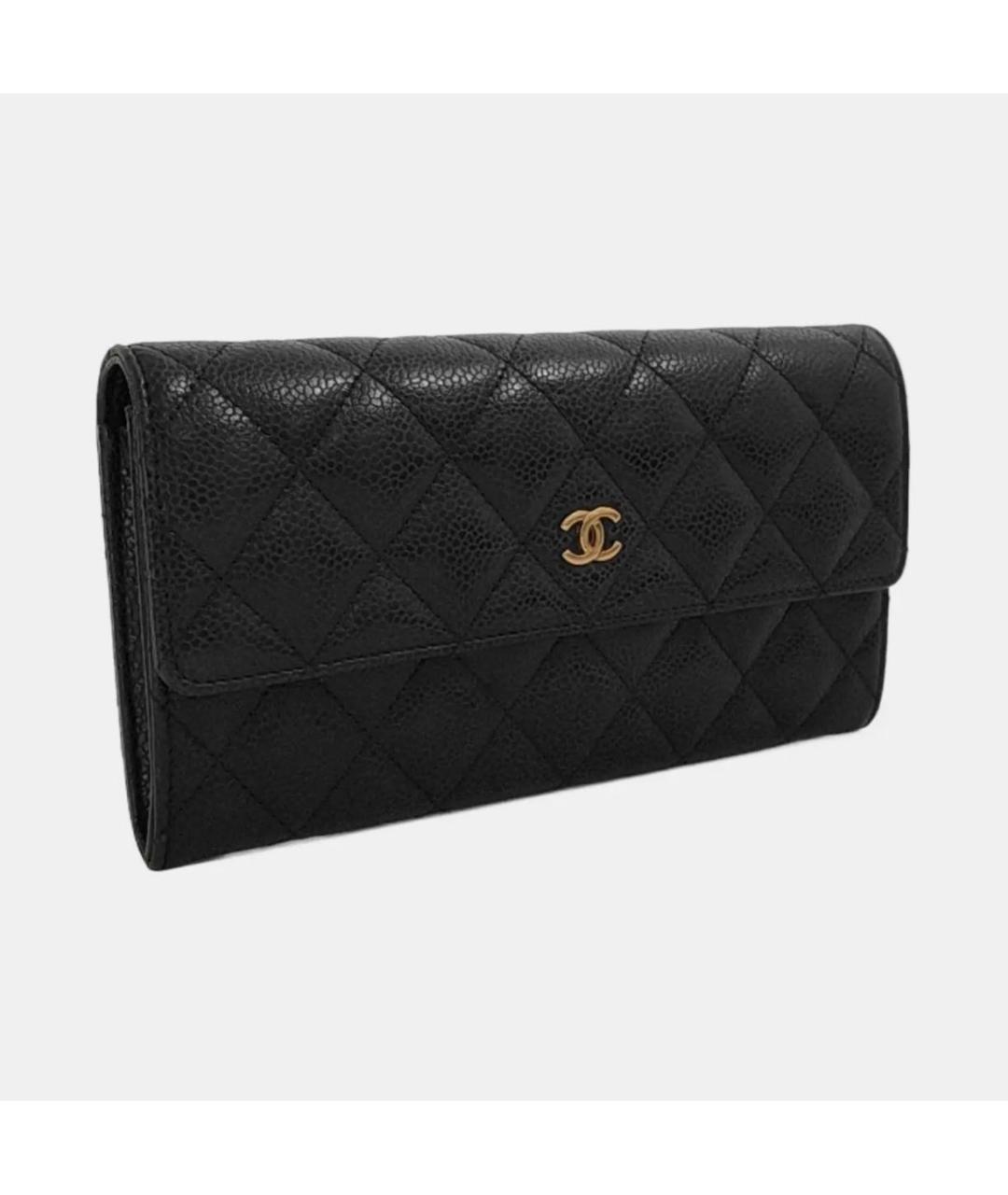 CHANEL Черная кожаная сумка через плечо, фото 3