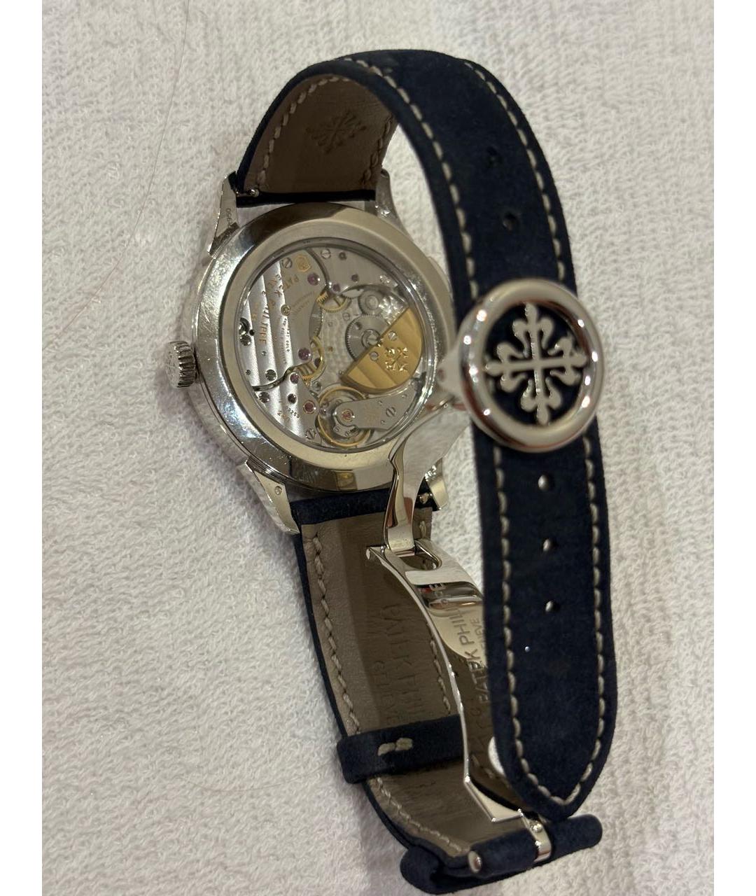 PATEK PHILIPPE Темно-синие металлические часы, фото 3