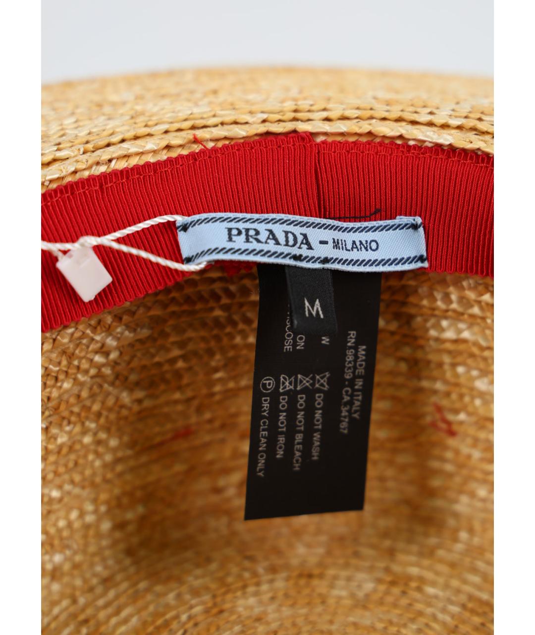 PRADA Соломенная шляпа, фото 3
