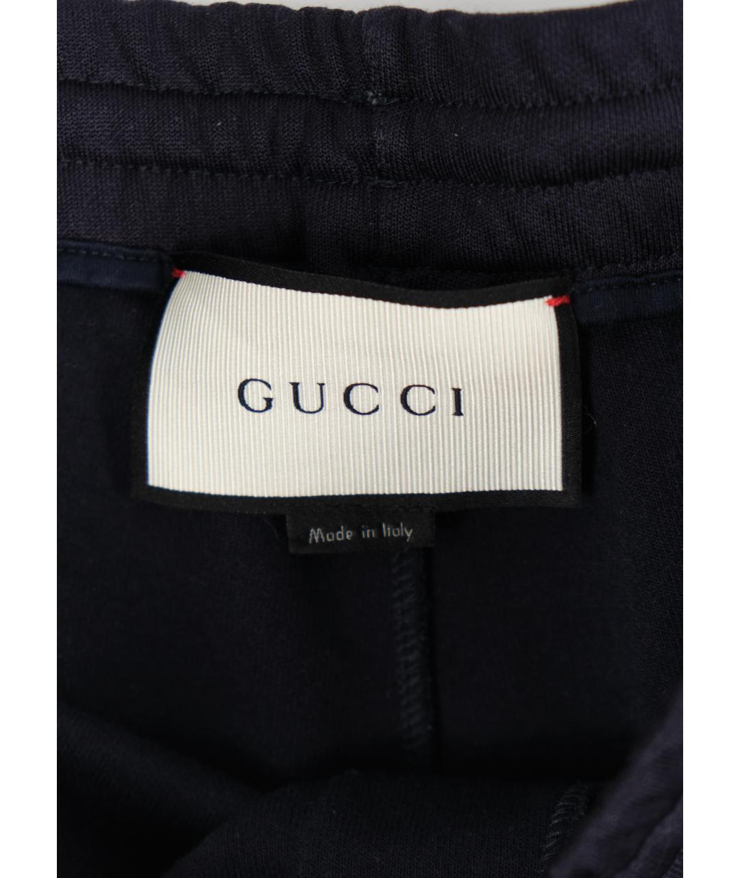 GUCCI Синие полиэстеровые шорты, фото 9