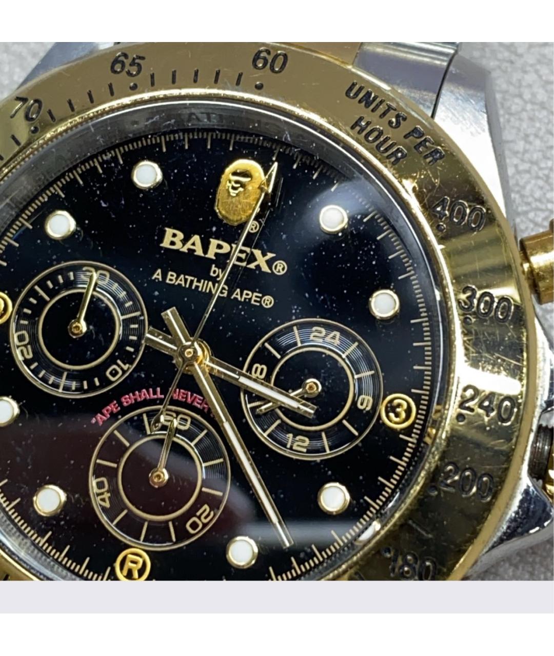 BAPE Золотые часы, фото 8