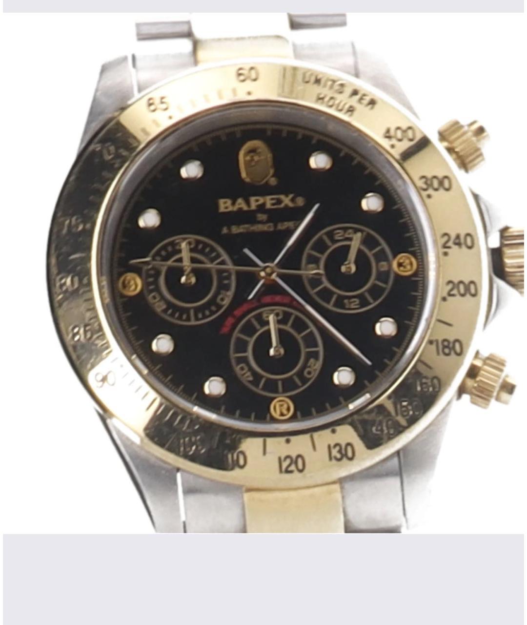 BAPE Золотые часы, фото 4