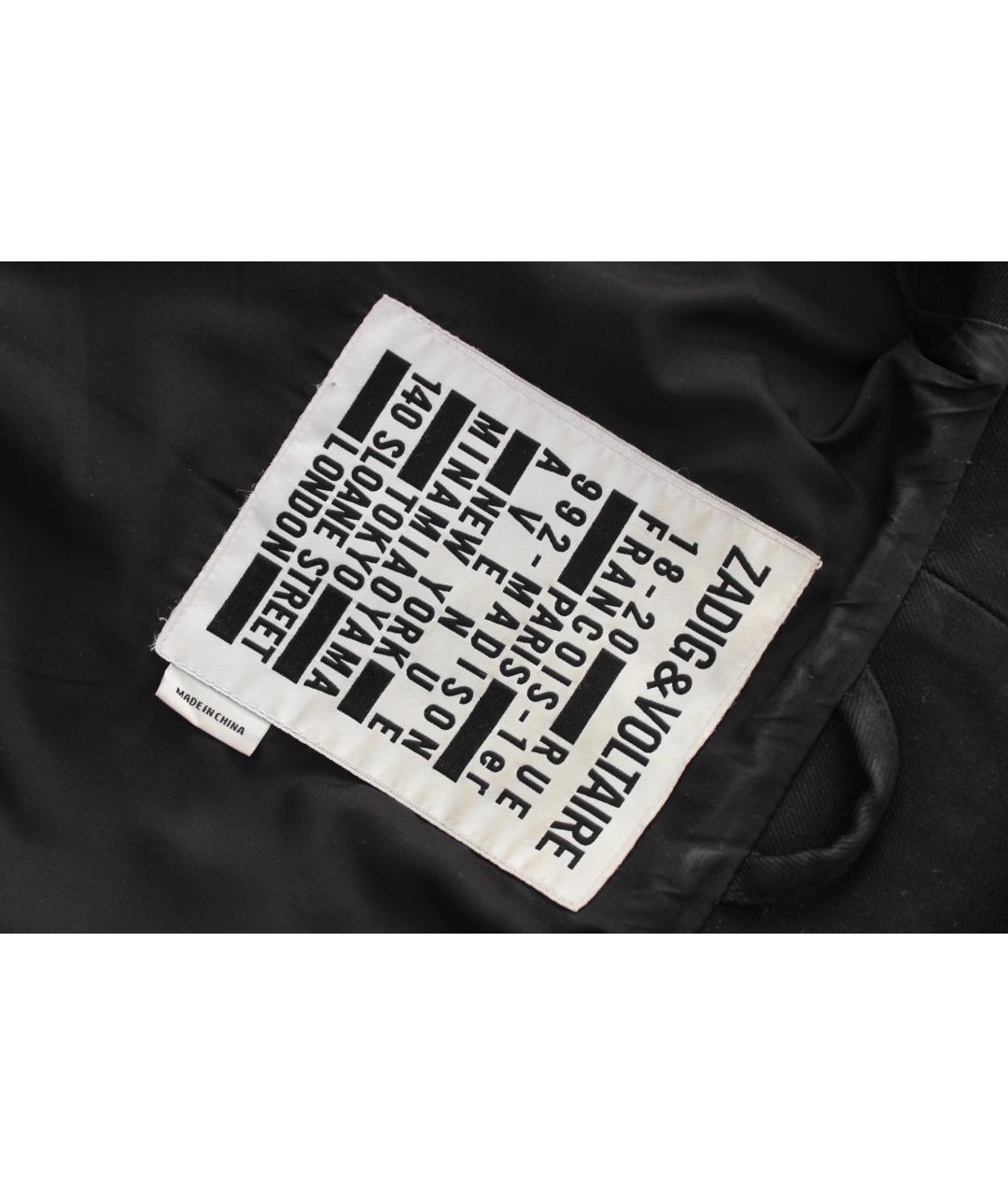 ZADIG & VOLTAIRE Черная хлопковая куртка, фото 9