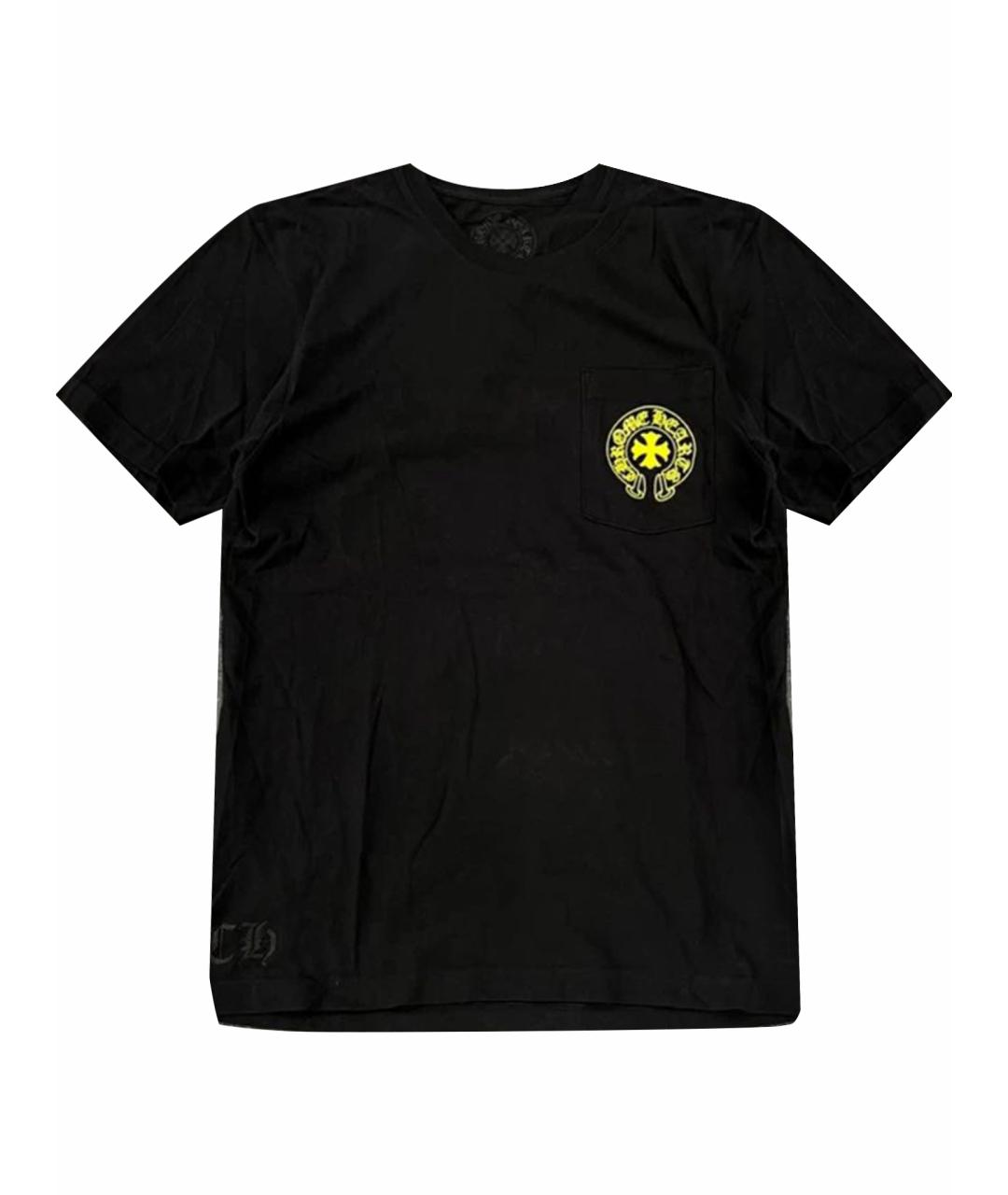 CHROME HEARTS Черная хлопковая футболка, фото 1