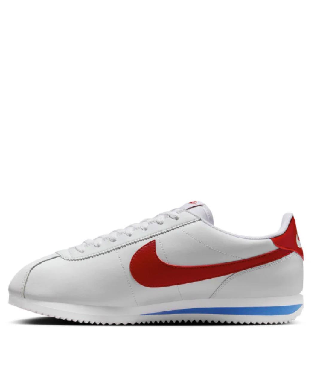 NIKE Белые кожаные кроссовки, фото 3