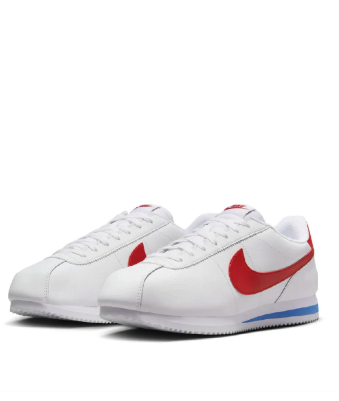 NIKE Белые кожаные кроссовки, фото 2