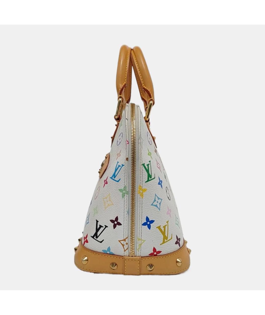 LOUIS VUITTON Белая сумка с короткими ручками, фото 2