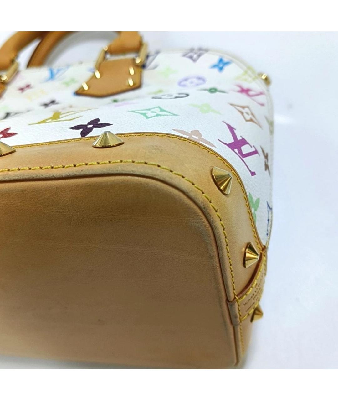 LOUIS VUITTON Белая сумка с короткими ручками, фото 7