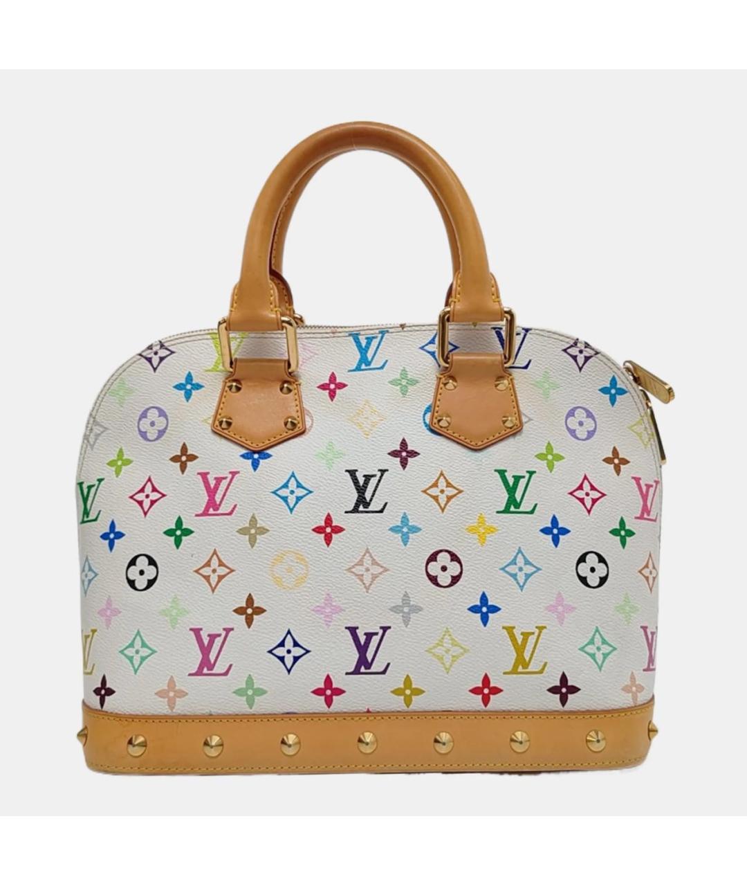 LOUIS VUITTON Белая сумка с короткими ручками, фото 4