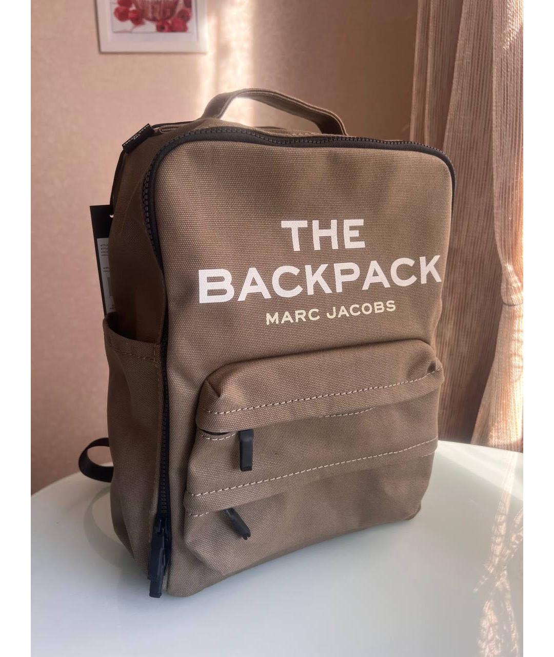 MARC JACOBS Хаки тканевый рюкзак, фото 8