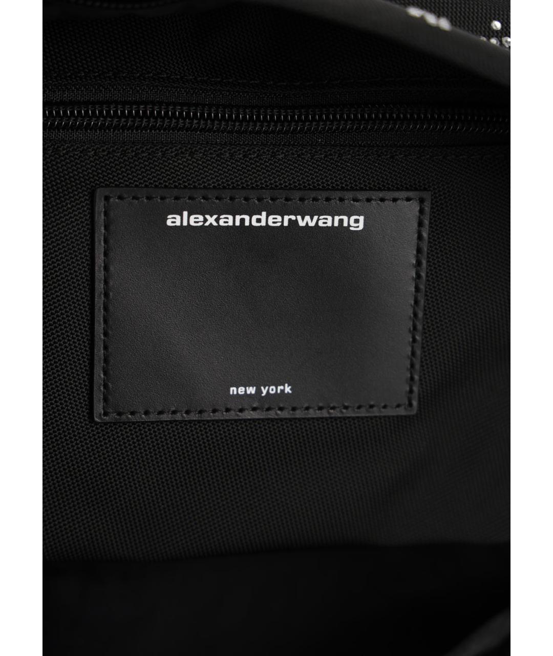 ALEXANDER WANG Черный тканевый рюкзак, фото 5