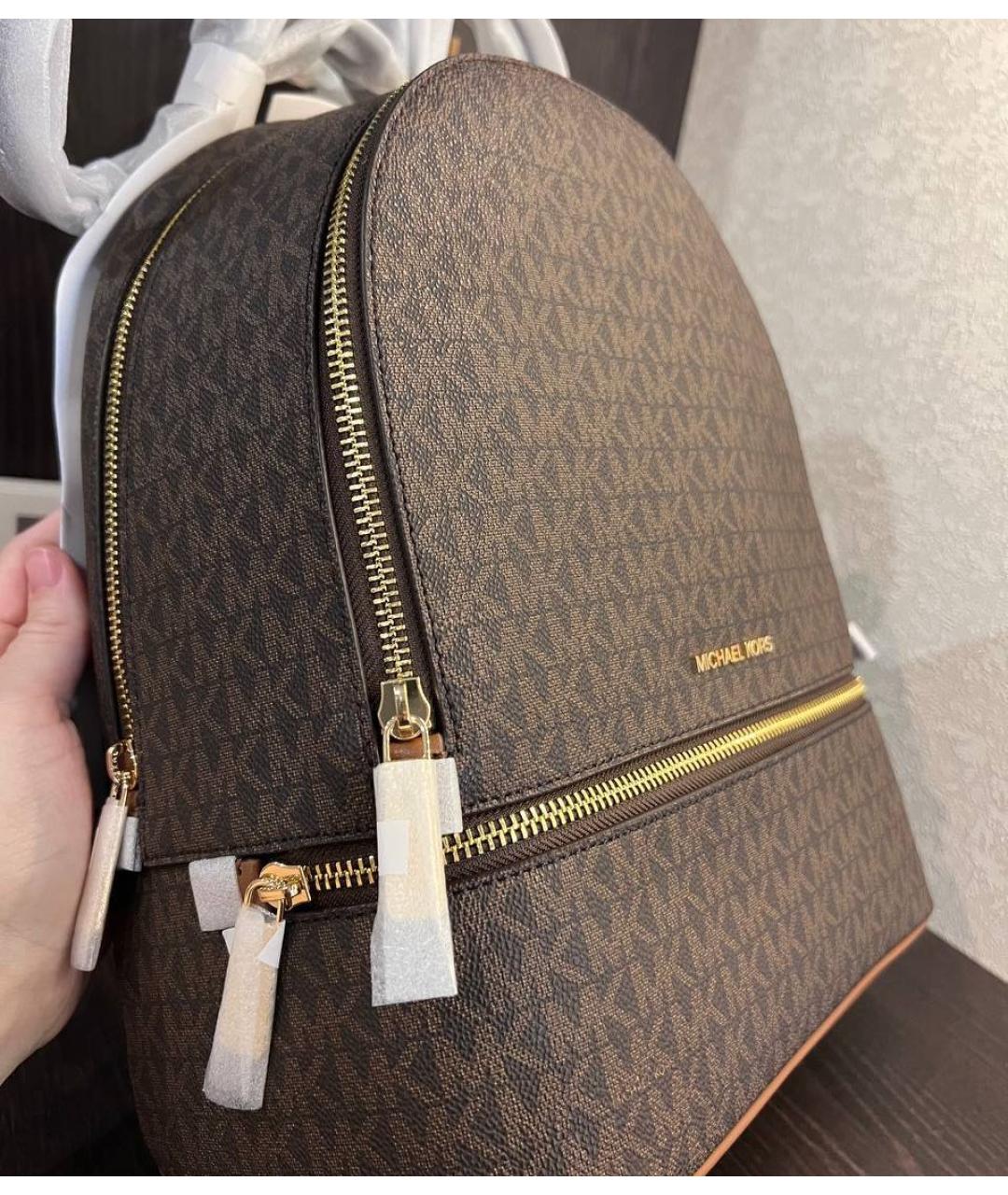 MICHAEL KORS Коричневый рюкзак, фото 8
