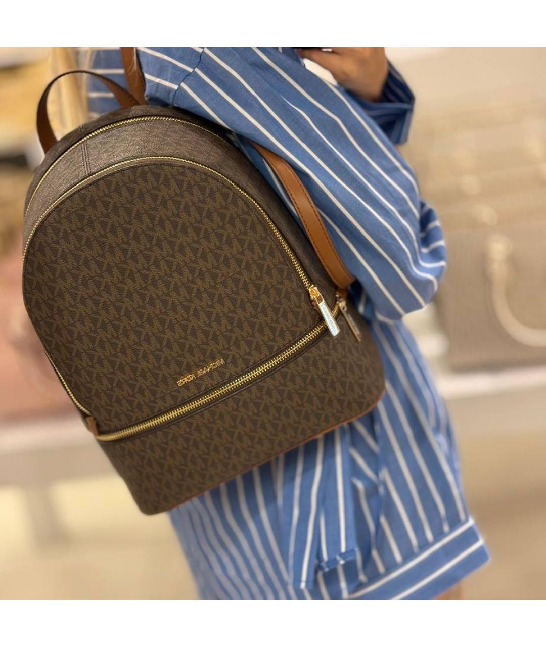 MICHAEL KORS Коричневый рюкзак, фото 5