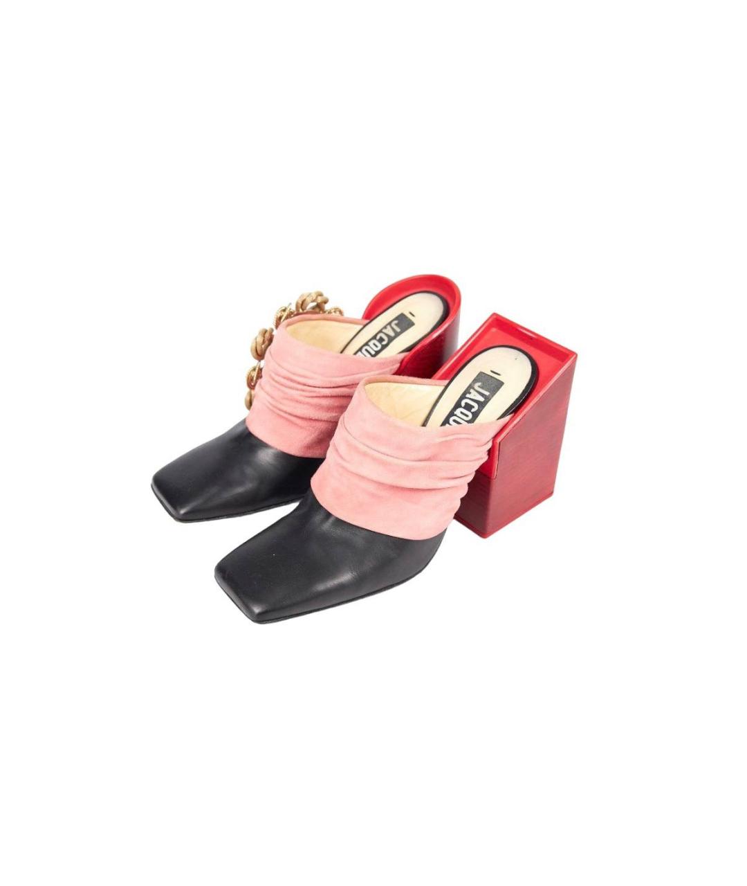 JACQUEMUS Мульти кожаные мюли, фото 2