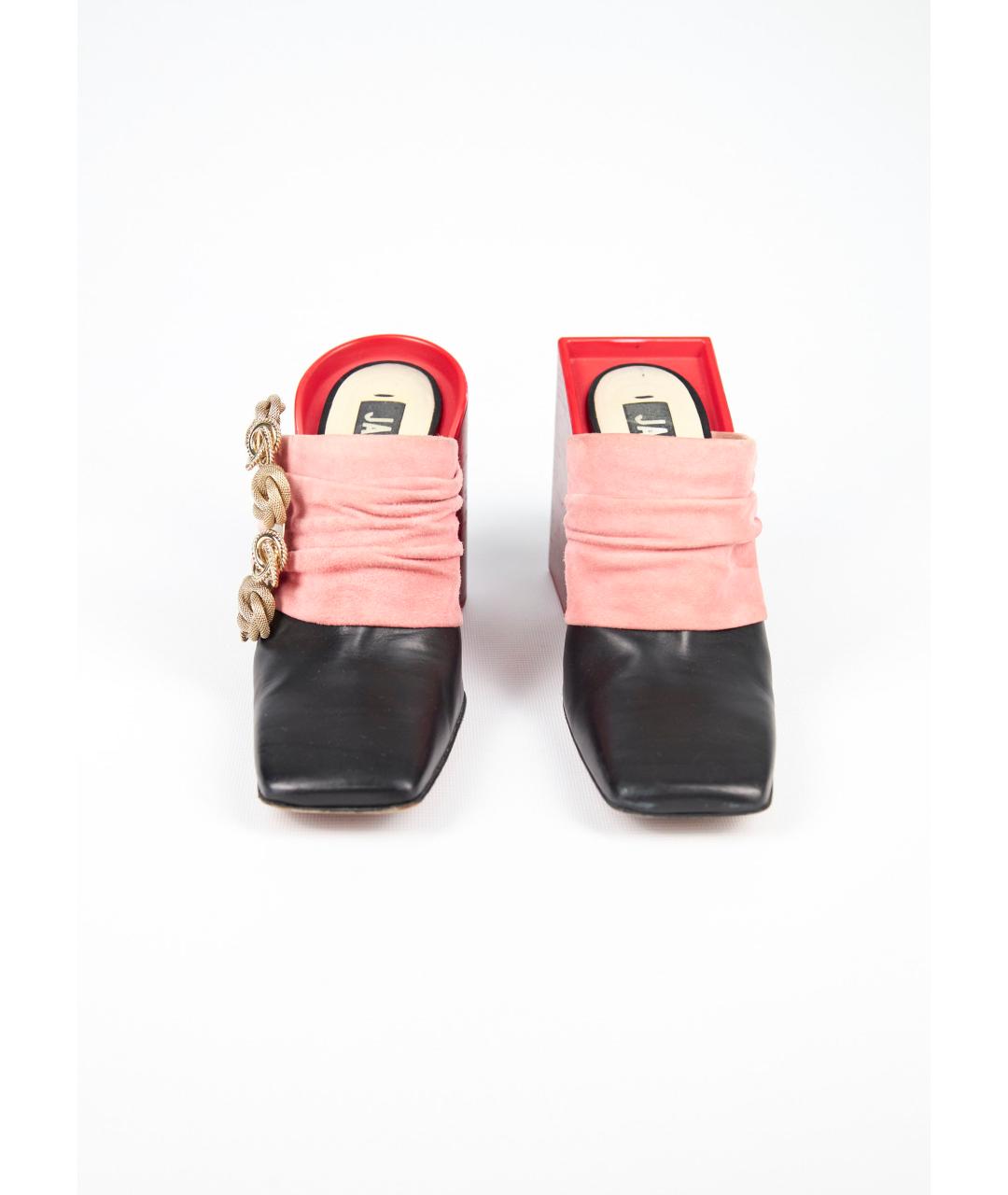 JACQUEMUS Мульти кожаные мюли, фото 3