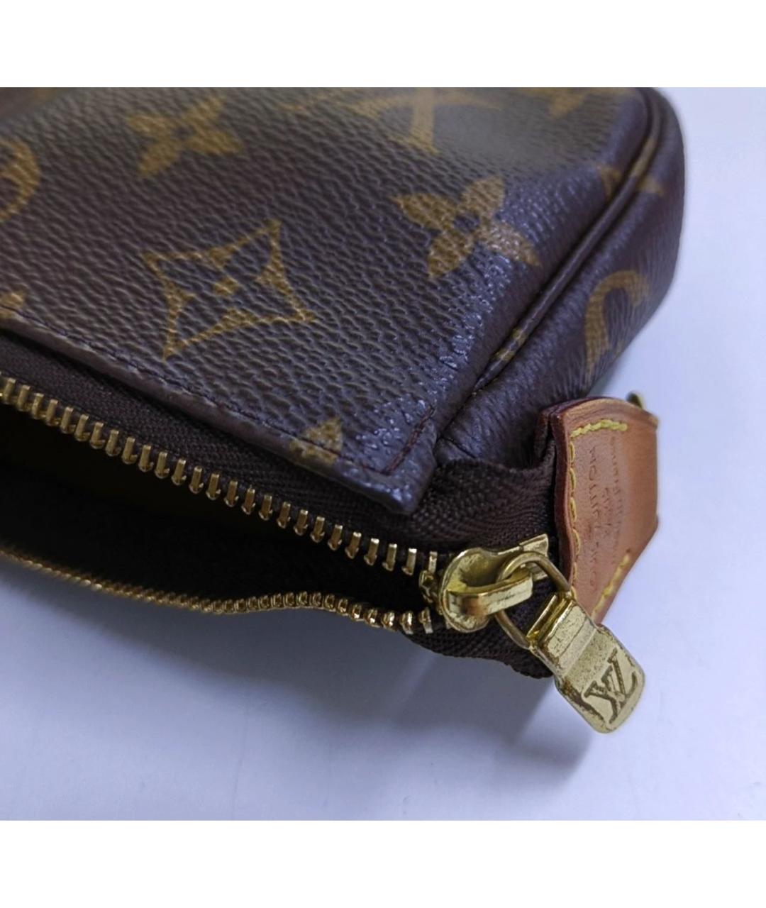 LOUIS VUITTON Коричневая сумка с короткими ручками, фото 7