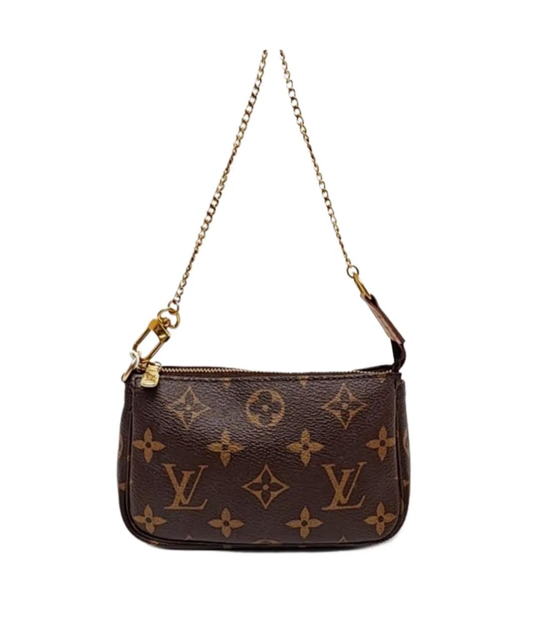 LOUIS VUITTON Коричневая сумка с короткими ручками, фото 1