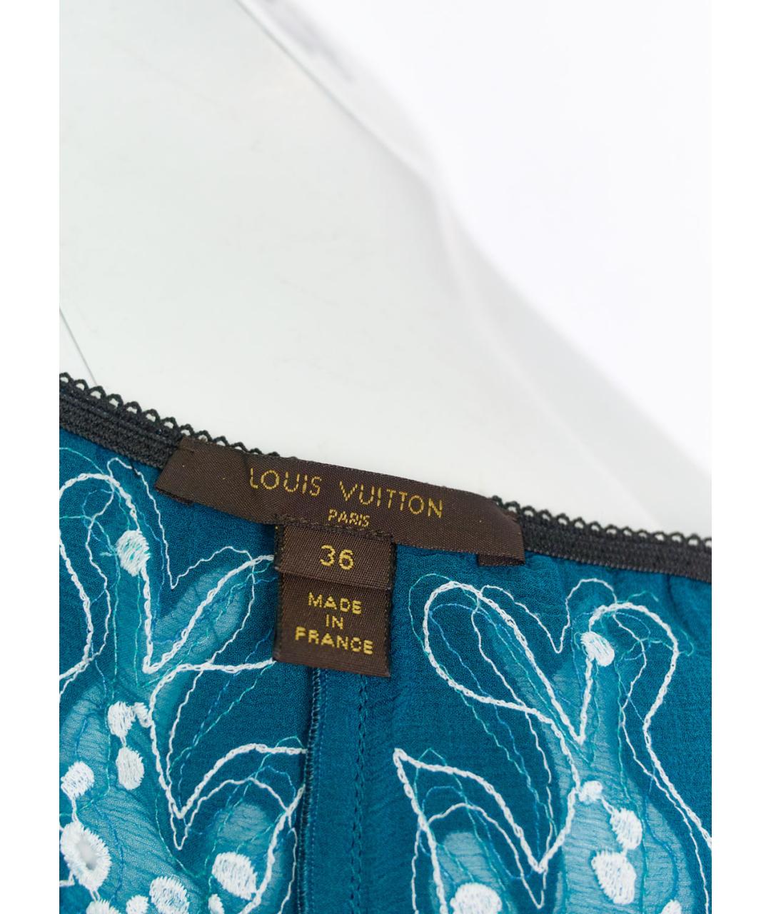 LOUIS VUITTON Черный шелковый костюм с юбками, фото 9