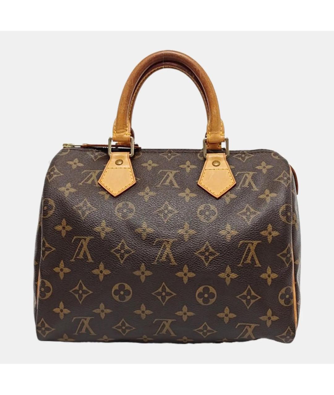 LOUIS VUITTON Коричневая сумка с короткими ручками, фото 4