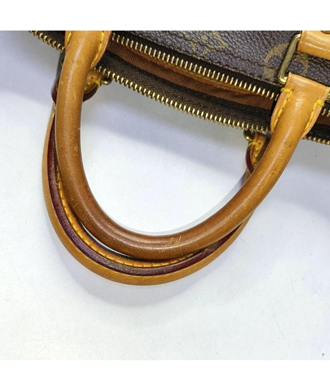 LOUIS VUITTON Коричневая сумка с короткими ручками, фото 8