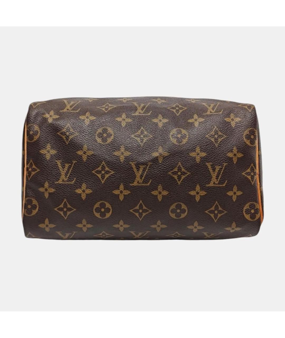 LOUIS VUITTON Коричневая сумка с короткими ручками, фото 5