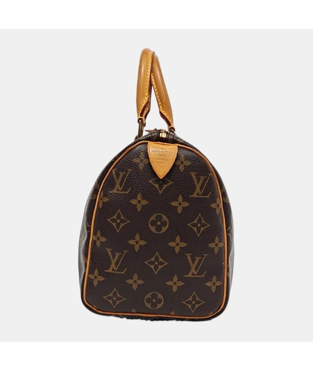 LOUIS VUITTON Коричневая сумка с короткими ручками, фото 3