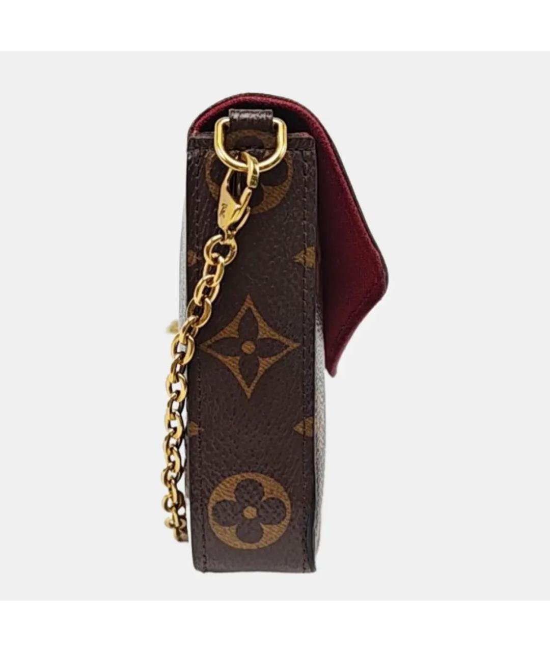 LOUIS VUITTON Коричневая сумка через плечо, фото 3