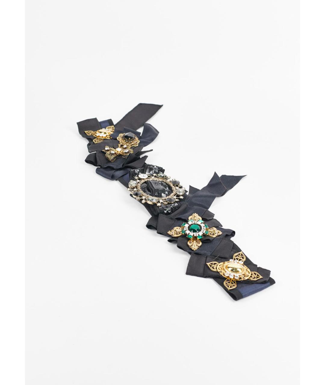 DOLCE&GABBANA Черный ремень, фото 3