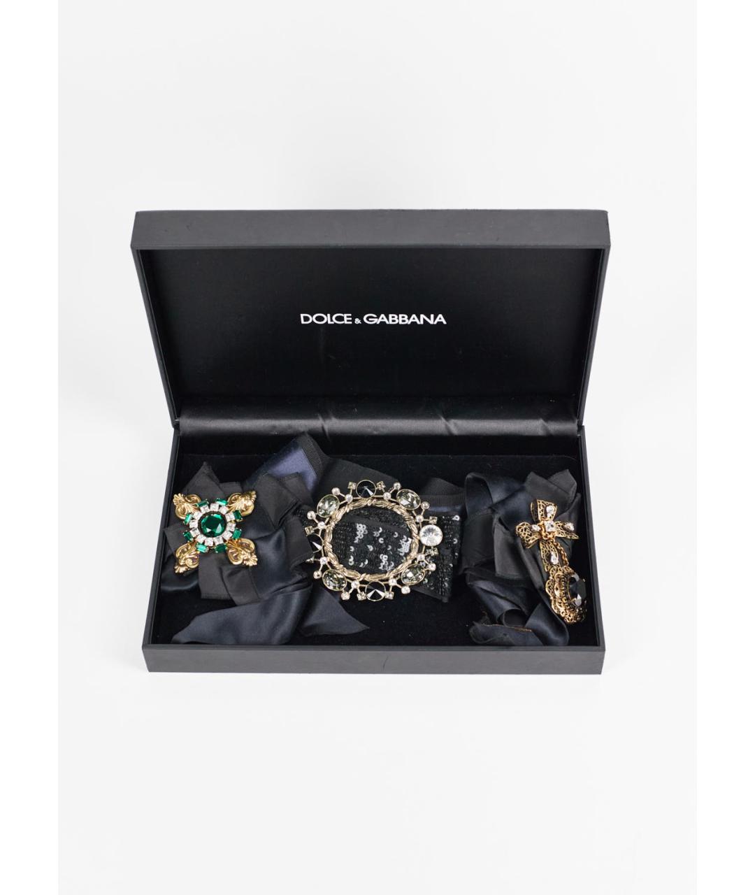 DOLCE&GABBANA Черный ремень, фото 6