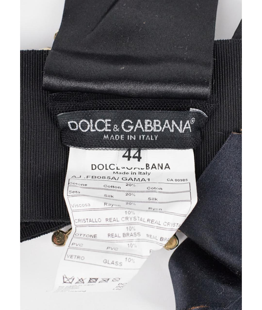 DOLCE&GABBANA Черный ремень, фото 5