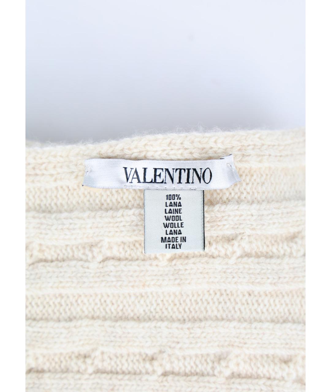 VALENTINO Белая шерстяная шапка, фото 5