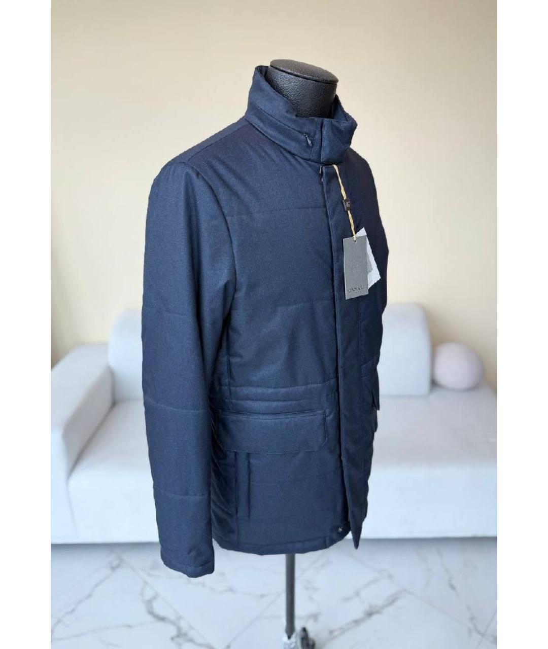 CANALI Темно-синяя куртка, фото 3