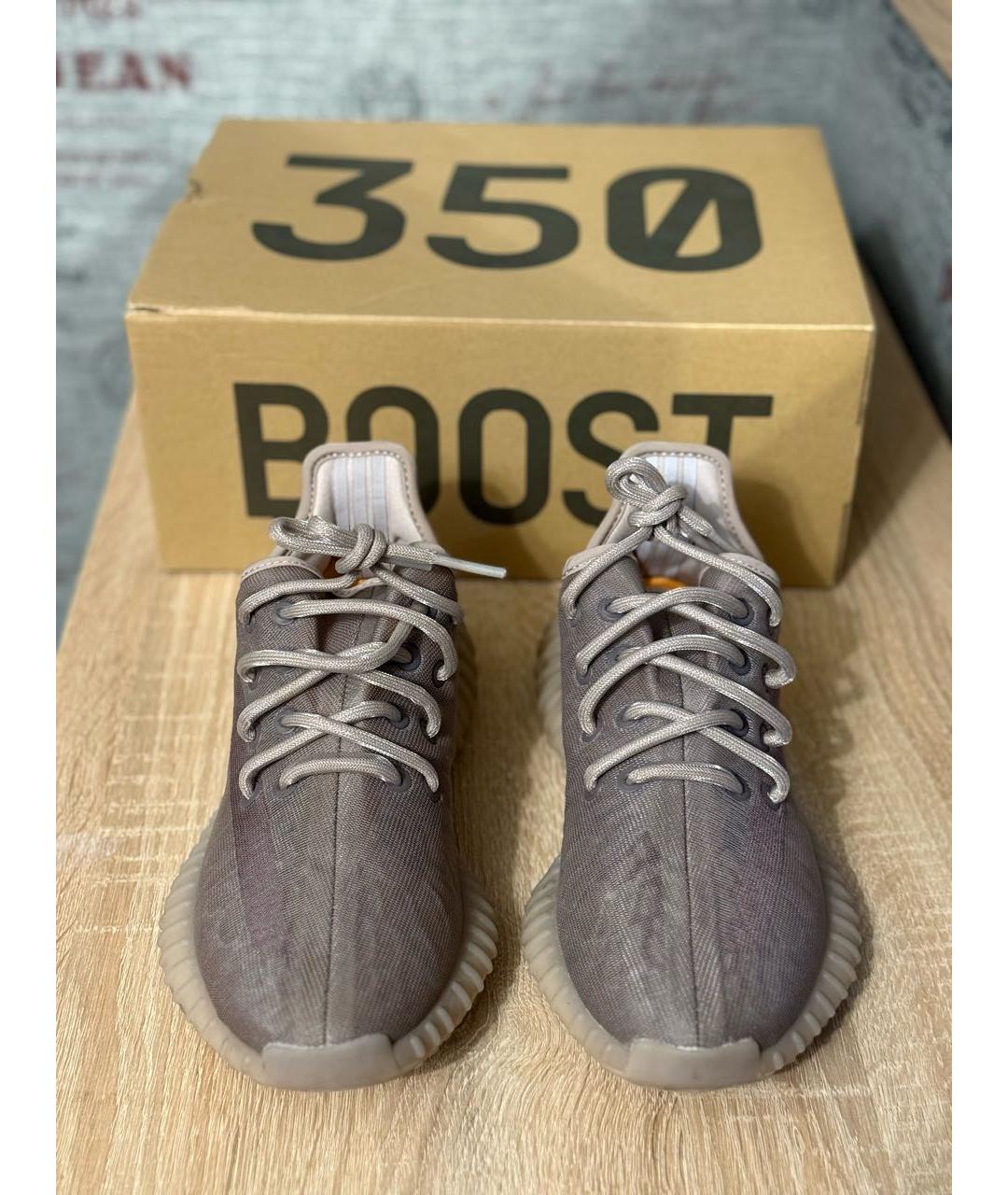 ADIDAS YEEZY Фиолетовые текстильные кроссовки, фото 2