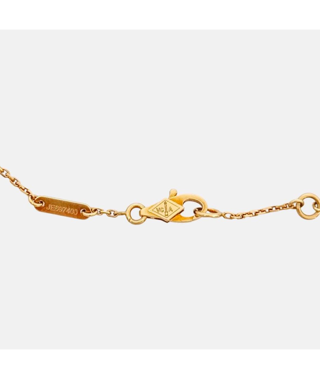 VAN CLEEF & ARPELS Белый браслет из желтого золота, фото 3