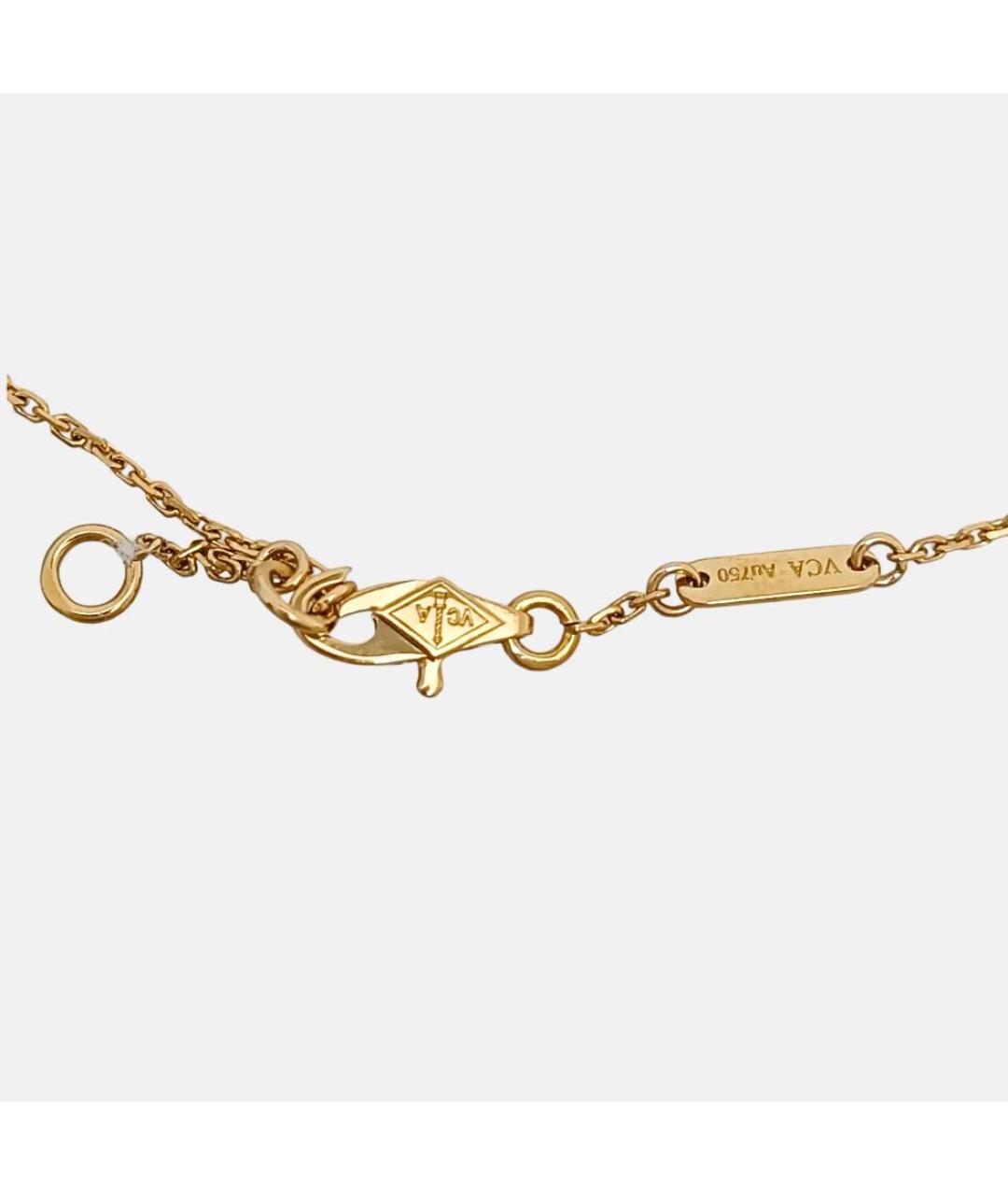 VAN CLEEF & ARPELS Белый браслет из желтого золота, фото 3