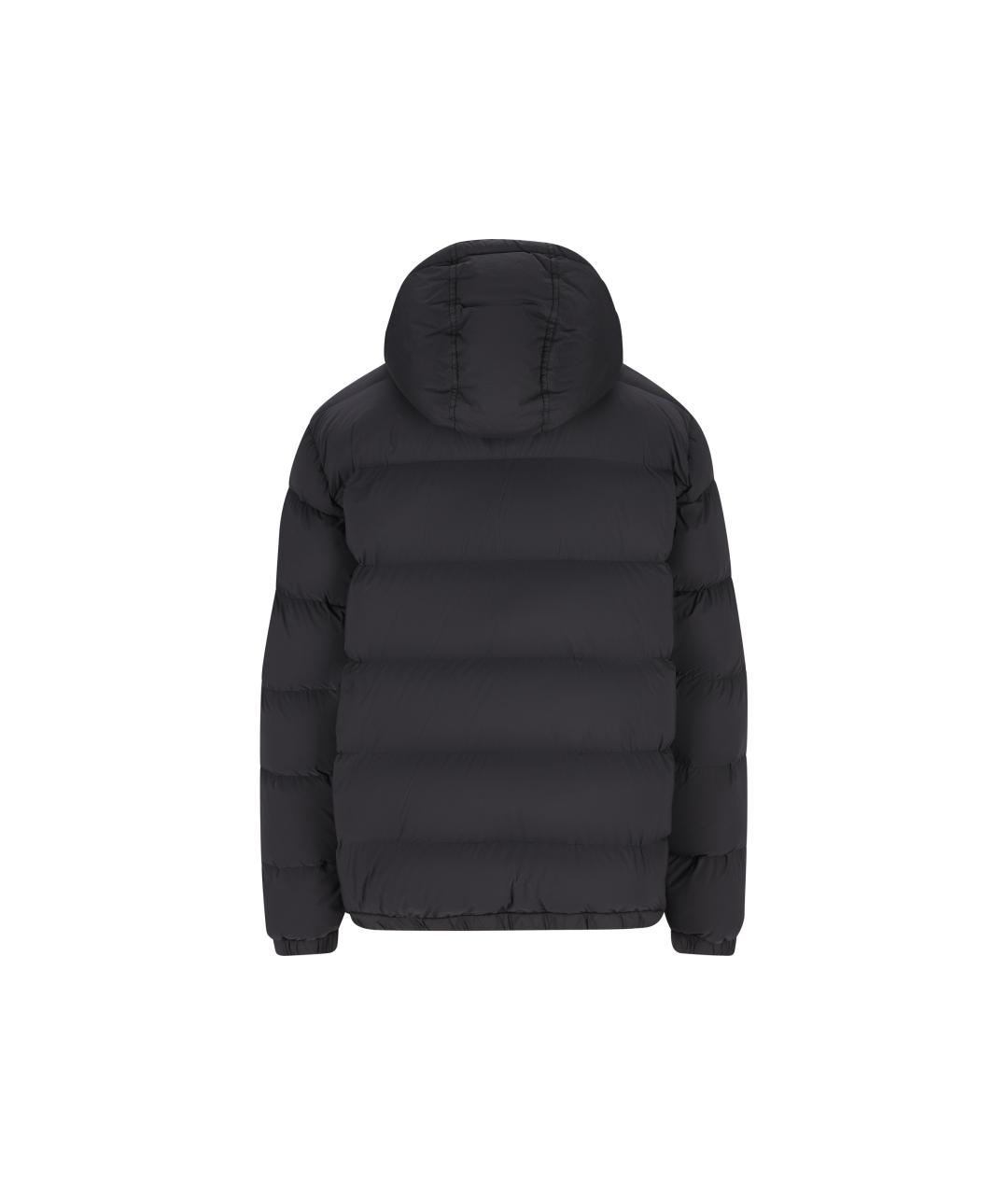 STONE ISLAND Черный пуховик, фото 4