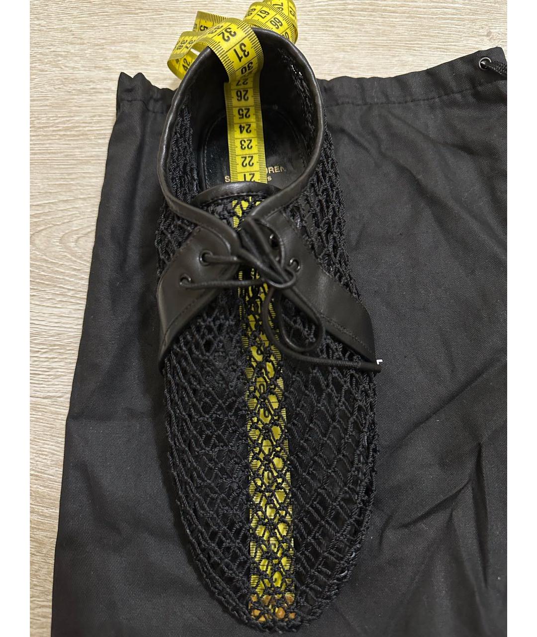SAINT LAURENT Черные текстильные туфли, фото 7