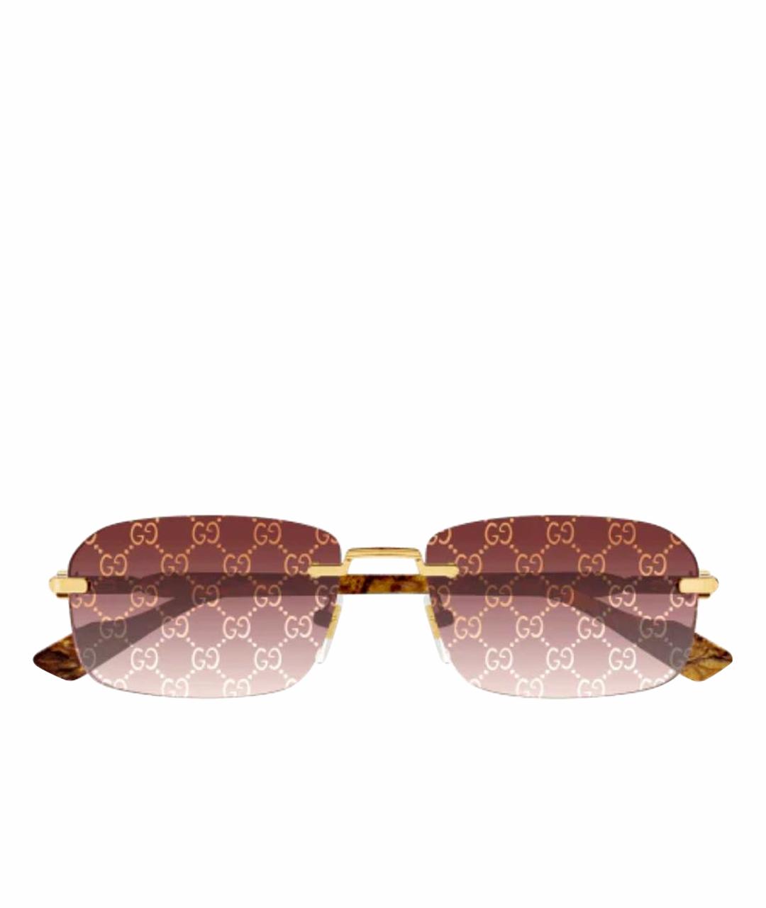 GUCCI Розовые солнцезащитные очки, фото 1